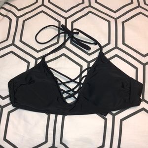 Black Swim Top